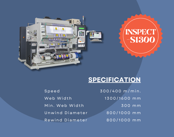 INSPECTION AND REWINDING MACHINE
