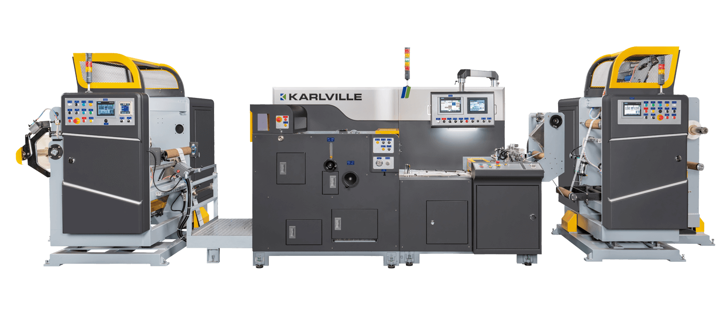 shrink sleeve seaming machine: K5 of Plus series which is the most advanced seamer in the industry.
